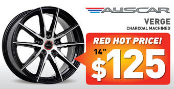 Bob Jane T-Marts 14" wheel - auscar verge offer