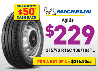 Bob Jane T-Marts Tyre - michelin agilis offer