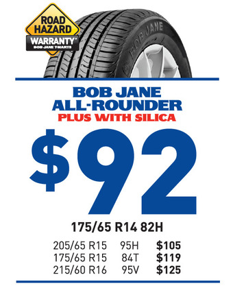 Bob Jane T-Marts Tyre - bob jane all-rounder plus with silica offer