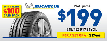Tyre - michelin pilot sport 4