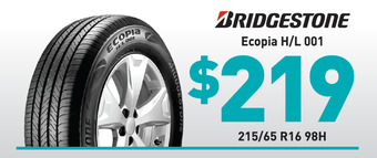 Bob Jane T-Marts Tyre - bridgestone ecopia h/l 001 offer