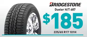 Bob Jane T-Marts Tyre - bridgestone dueler h/t 687 offer