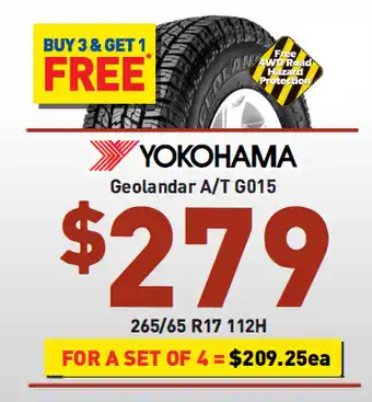 Bob Jane T-Marts Tyre - yokohama geolandar a/t g015 offer