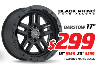 20" wheel - black rhino barstow