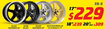 Bob Jane T-Marts 20"x8.5 wheel - forgeauto fa-5 offer