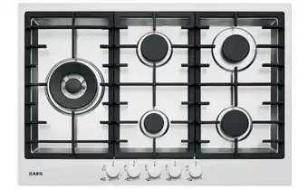 Aeg 75cm gas cooktop