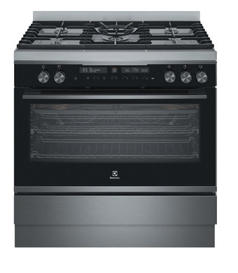 Retravision Electrolux 90cm dual fuel pyrolytic freestanding cooker offer