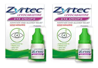 Superpharmacy Zyrtec antihistamine eye drops 4ml offer