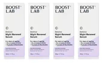 Boost lab retinol night renewal serum 30ml