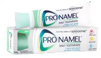 Sensodyne pronamel daily toothpaste mint 110g