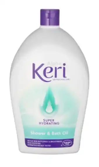 Superpharmacy Alpha keri shower & bath oil 1 litre offer