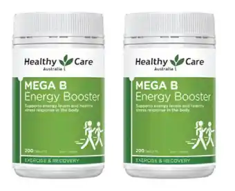 Healthy care mega b energy booster 200 tablets