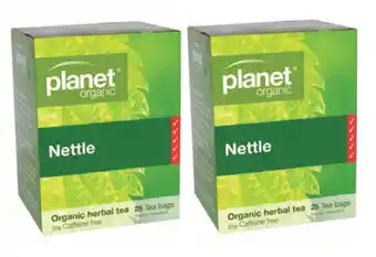 Planet organic nettle herbal tea 25 tea bags