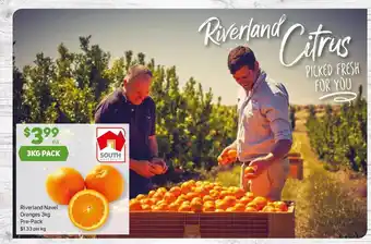 Riverland Navel Oranges 3kg Pre-Pack