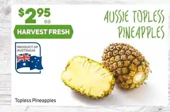 Foodland Aussie Topless Pineapples offer
