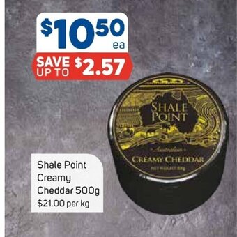 Foodland Shale Point Creamy Cheddar 500g offer