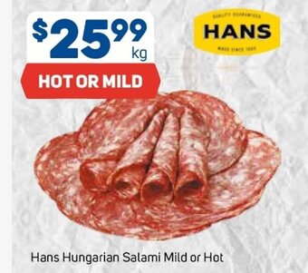 Foodland Hans Hungarian Salami Mild or Hot offer