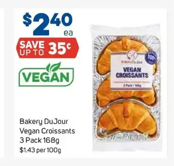 Foodland Bakery Dujour Vegan Croissants 3 Pack 168g offer