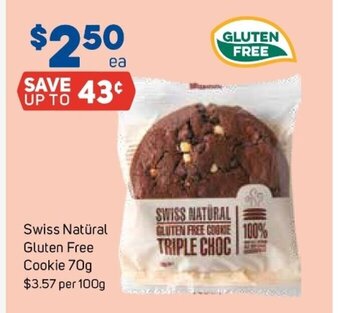 Foodland Swiss Natural Gluten Free Cookie 70g offer