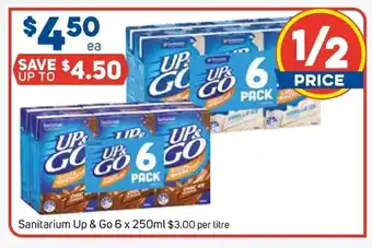 Foodland Sanitarium Uo & Go 6x250ml offer