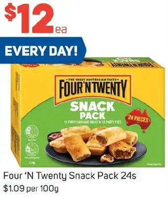 Foodland Four 'N Twenty Snack Pack 24s offer