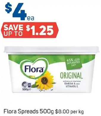 Foodland Flora Spreads 500g offer