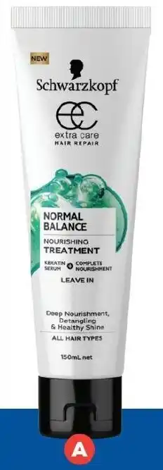 Foodland Schwarzkopf Extra Care Leave In Treatment 150ml or Conditioner 250ml offer