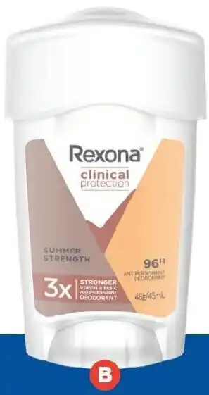 Foodland Rexona Clinical Protection Roll On Deodorant 45ml offer
