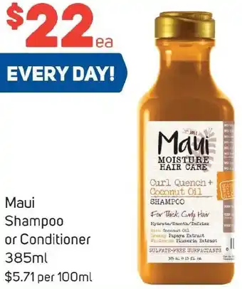 Maui Shampoo or Conditioner 385ml