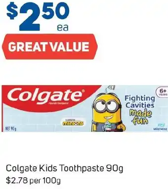 Foodland Colgate Kids Toothpaste 90g offer
