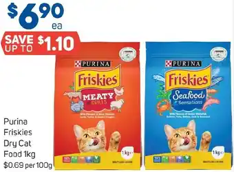 Foodland Purina Friskies Dry Cat Food 1kg offer