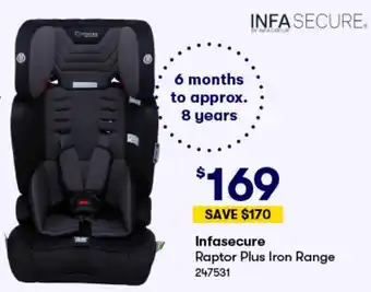 BIG W Infasecure Raptor Plus Iron Range offer