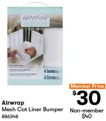 Airwrap Mesh Cot Liner Bumper