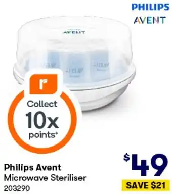BIG W Philips Avent Microwave Steriliser offer