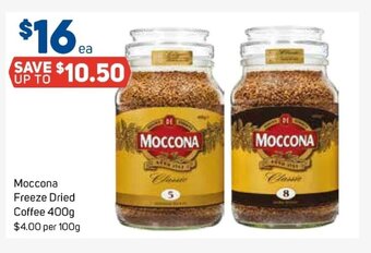 Foodland Moccona Freeze Dried Coffee 400g offer