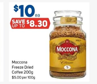 Foodland Moccona Freeze Dried Coffee 200g offer