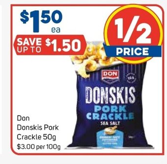 Foodland Don Donskis Pork Crackle 50g offer