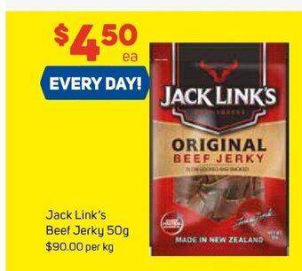 Foodland Jack Link's Beef Jerky 50g offer