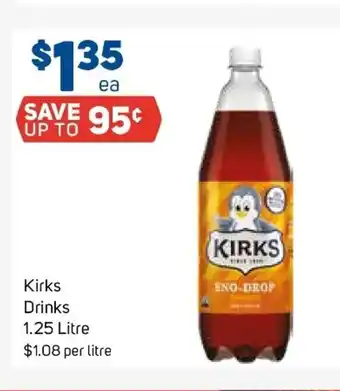 Foodland Kirks Drinks 1.25 Litre offer