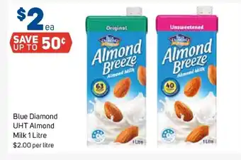 Foodland Blue Diamond UHT Almond Milk 1 Litre offer