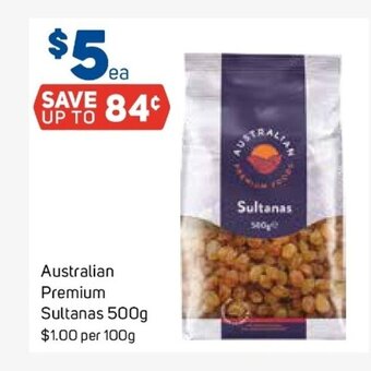 Foodland Australian Premium Sultanas 500g offer