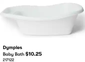 BIG W Dymples Baby Bath offer