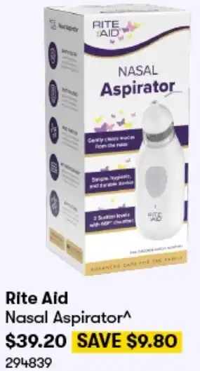 Rite Aid Nasal Aspirator