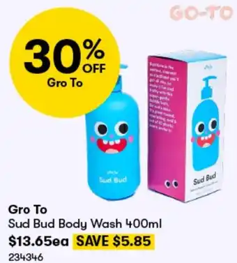 BIG W Gro To Sud Bud Body Wash 400ml offer