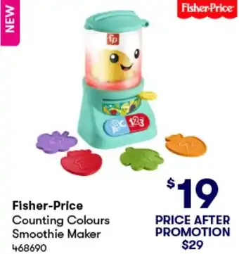BIG W Fisher-Price Counting Colours Smoothie Maker offer