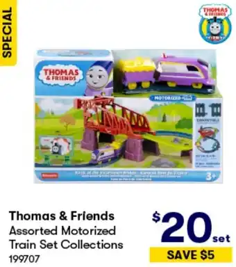 BIG W Thomas & Friends Assorted Motorized Train Set Collections offer