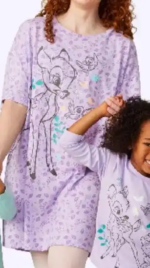 BIG W Disney by Emma Watkins Short Sleeve Knit Nightie Sizes 8-20 offer