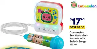 BIG W Cocomelon Belt Hook Mini-Karaoke with Built-in Songs offer