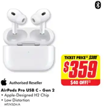 The Good Guys AirPods Pro USB C - Gen 2 offer