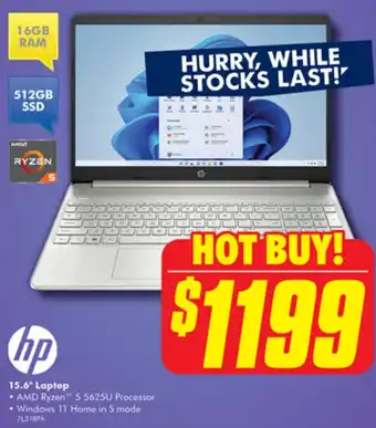 The Good Guys hp 15.6" Laptop offer